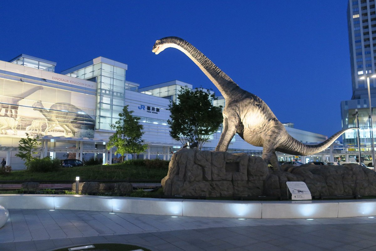 Dinosaur Station at Fukui Station