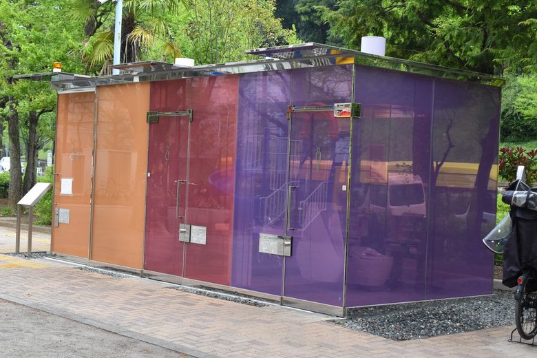 Transparent Restroom