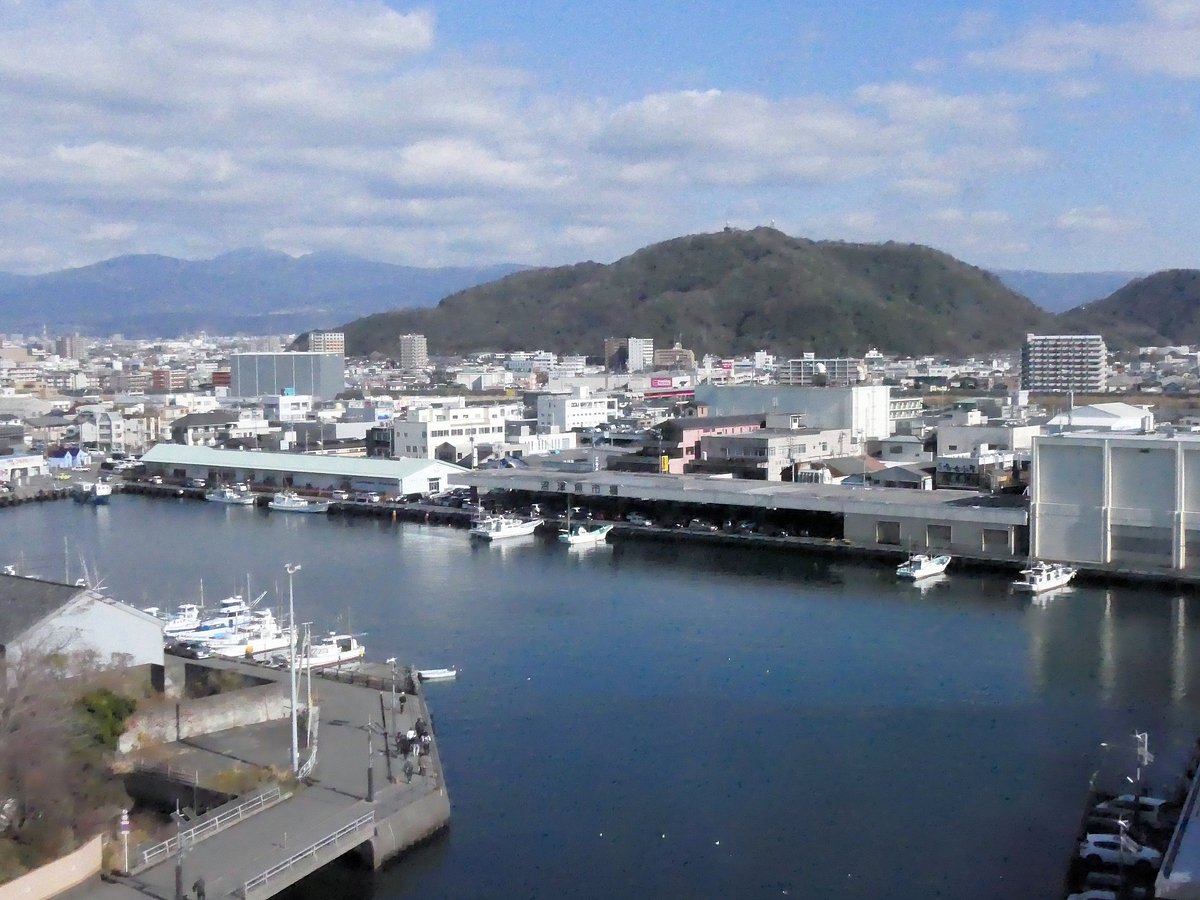 Numazu Flood Gate Observation Deck View-O