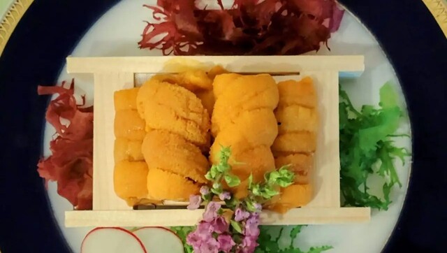 Katsu Kani no Hanasaki: lebende Königskrabbe als Kaiseki — 2