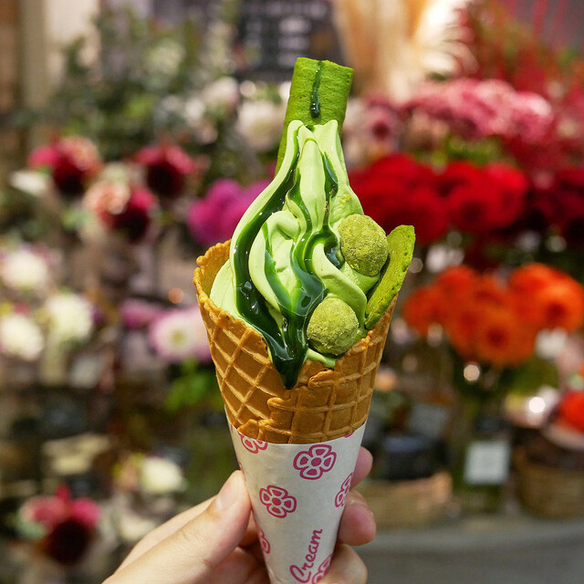 Cha no Ikedaya: Intensives Matcha-Softeis & Tee — 1