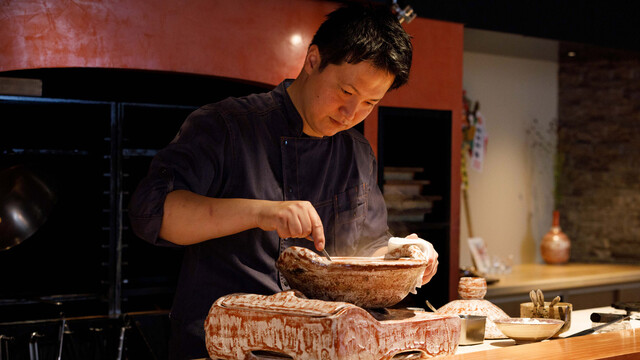 Suzuta Shiki: japanische Holzfeuer-Küche — 2