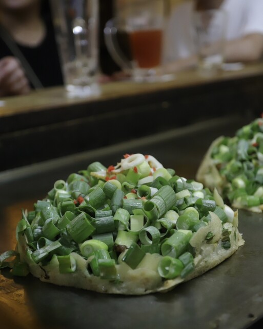 Tsubomi: Langsam gegartes Okonomiyaki und Negi-yaki — 1