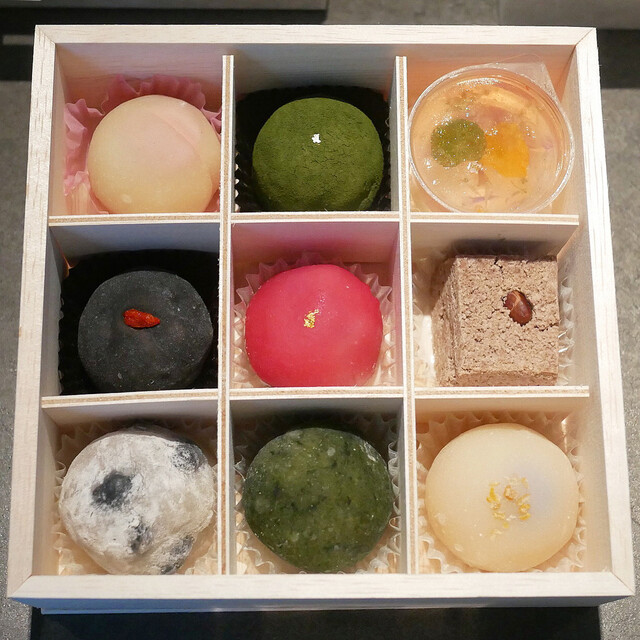 Mochisho Shizuku Shinmachi ten: handwerkliche Frucht-Daifuku — 2