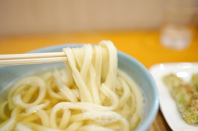 Ue o Muite: frisch geschnittene Udon-Nudeln — 2