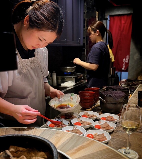 nikuryouri chixichan: Counter-style Omakase Meat Course — 2