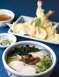 Honkaku Teuchi Udon Okasen: handgeschnittene Udon mit Tempura — 4
