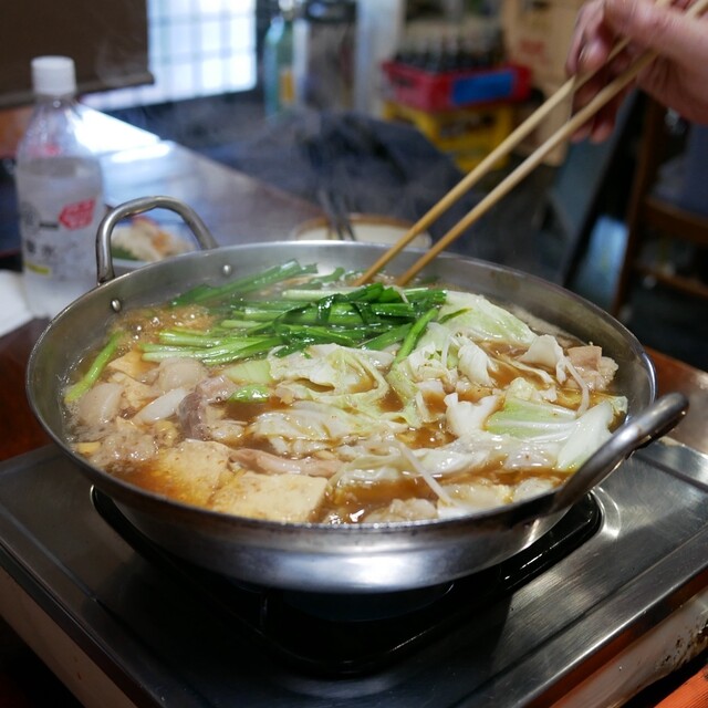 Tomikiyo: Motsu-nabe nach Sukiyaki-Art — 2